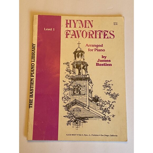 Hymn Favorites Level 1 James Bastien Arranged for Piano WP44 Sheet Music - Picture 3 of 7